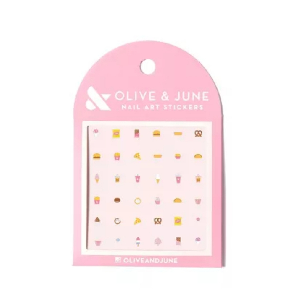 Olive & June Girly Snacks Nail Art Stickers